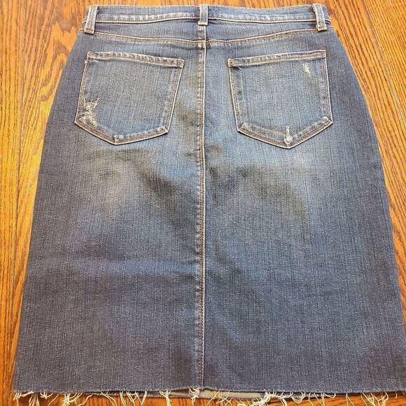 L'Agence blue denim cutoff skirt size 29 - Picture 4 of 4